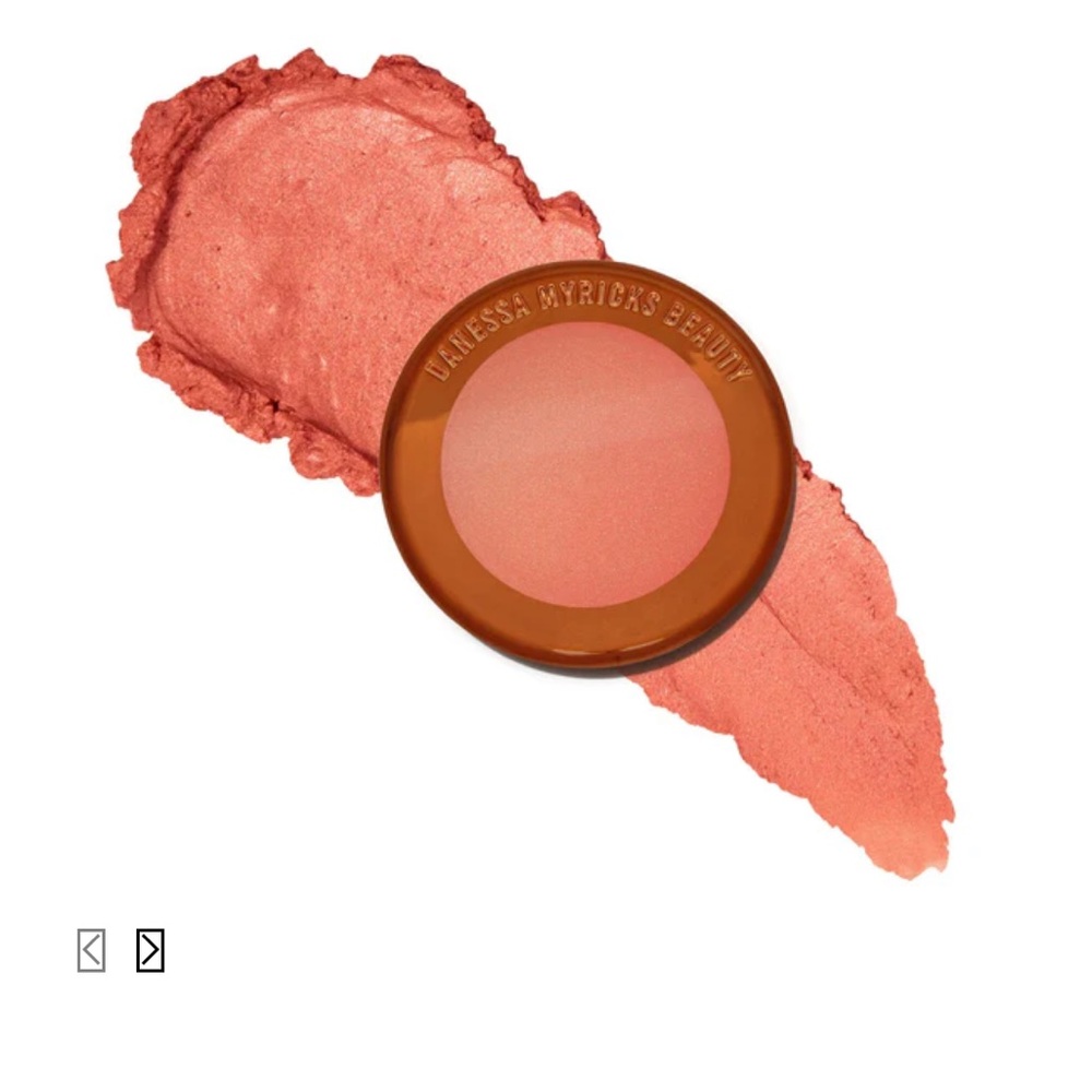 NEW! Danessa Myricks Peach-Coral Cream-to-Powder Blush